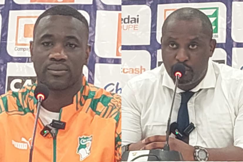 Éliminatoires Mondial 2026 : Après le match Côte d’Ivoire-Gabon, Mouyoumadieu Thierry et Émerse Faé parlent