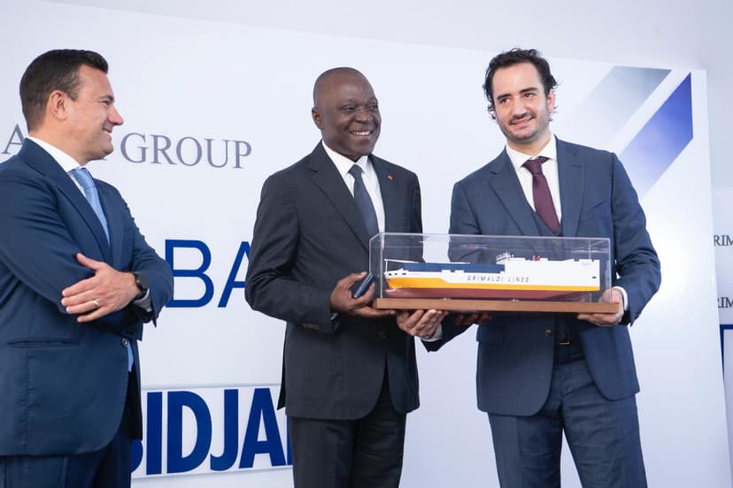 Terminal Roulier du port autonome d’Abidjan : le groupe Grimaldi fête ses 10 ans