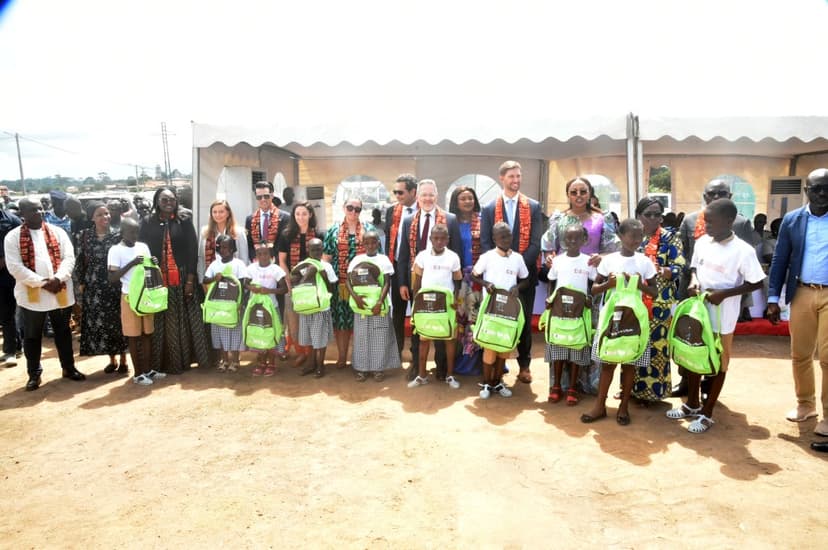 Lutte contre le travail des enfants : des infrastructures scolaires inaugurées à Gly dans le département de Guitry