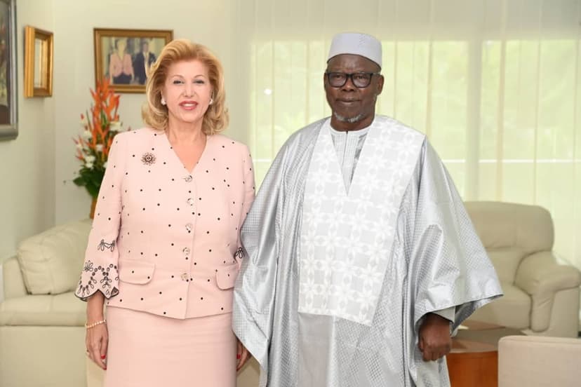 Côte d'Ivoire : l'Imam Cissé Djiguiba reçu en audience par Dominique Ouattara