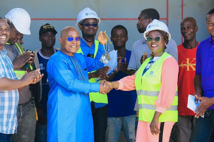 Duékoué - Remise de clé de la 1ère phase du village Ong Bloom : Les responsables satisfaits de la qualité des travaux réalisés par Chim-Inter