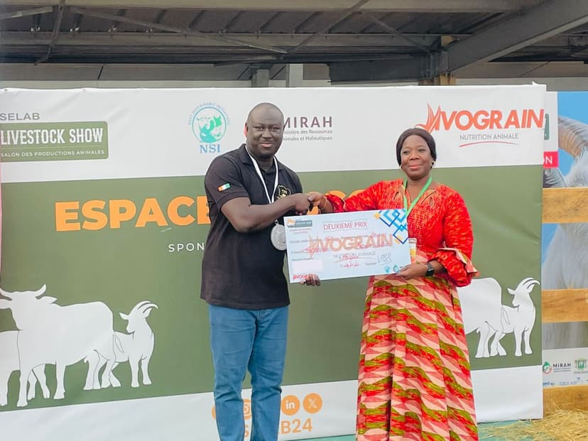 Selab 2024 / Paul-Marie Ismaël Sonan : « Nous voulons ouvrir une poissonnerie et boucherie pour commercialiser tous nos produits de la ferme »