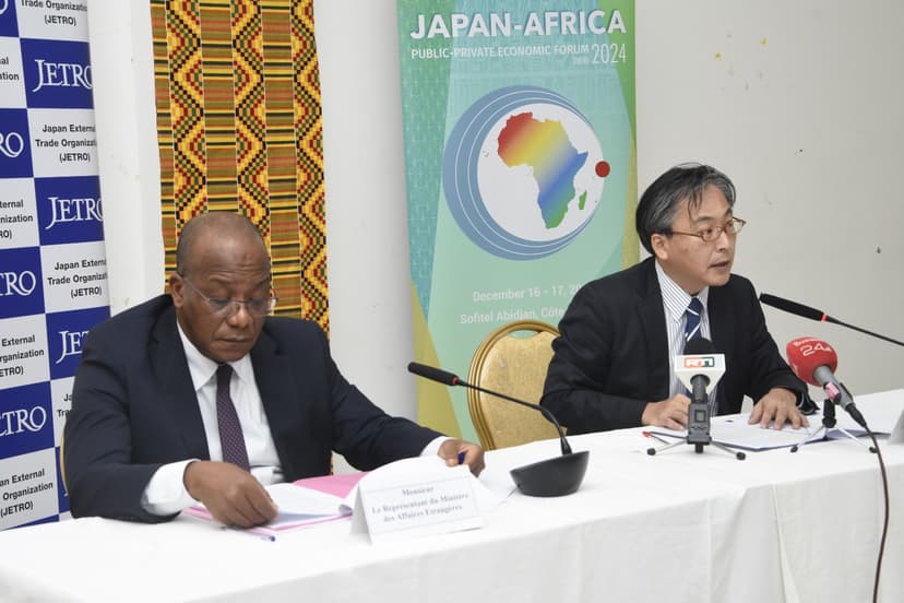 Forum économique Japon-Afrique à Abidjan : MIZUNO Daisuke et Vaflahi MÉÏTÉ parlent des enjeux