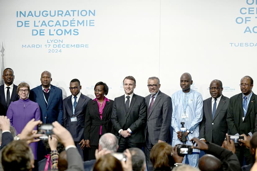 Inauguration de l'académie de l'OMS à Lyon : Pierre DIMBA représente la Côte d'Ivoire