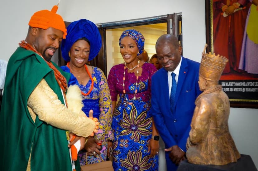 Nigeria : visite historique de la sénatrice Chantal Fanny au royaume de Warri