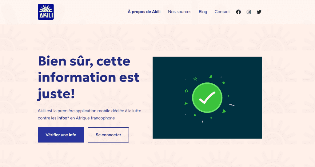 Lutte contre la désinformation en Afrique francophone : AKILI, une application pour protéger les populations, lancée
