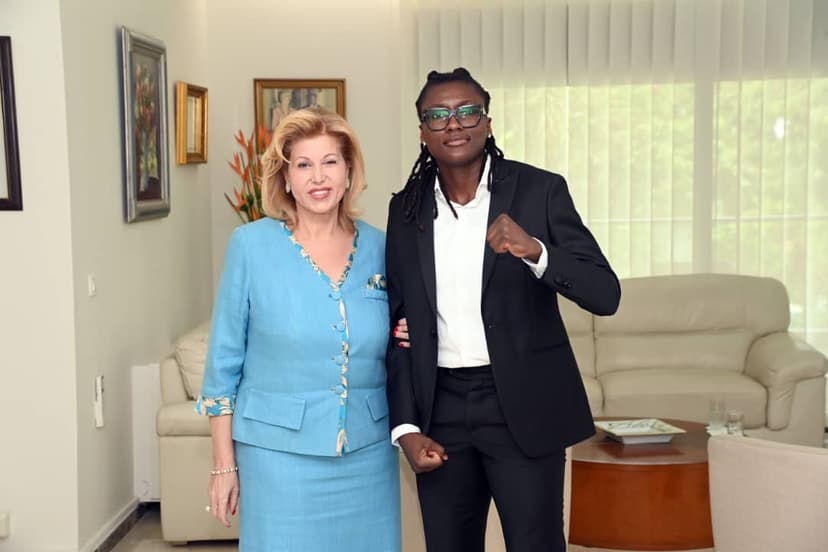 Ruth Gbagbi reçue par la Première Dame Dominique Ouattara : Un engagement fort pour le sport et la jeunesse ivoirienne