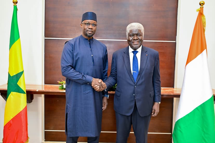 Coopération Sénégal - Côte d'Ivoire : SONKO reçu par MAMBÉ