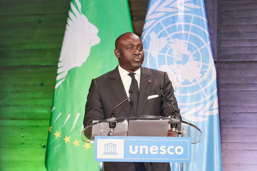 UNESCO - Ibrahim Magassa : « En Côte d’Ivoire, plus de 35 000 salles de classe construites en seulement dix ans par SEM le Président Alassane OUATTARA »