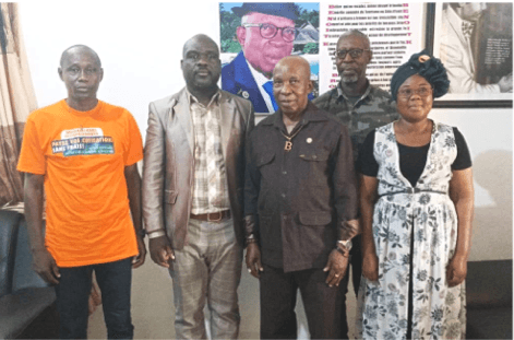 Promotion de la paix en Côte d’Ivoire : l’AJCPE-CI chez l’ambassadeur Kamena Brown