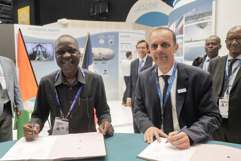 Invest In Bouaké : Amadou Koné et Sébastien BOUGON Président de Flying Whales renforcent leurs engagements (Salon du Bourget)