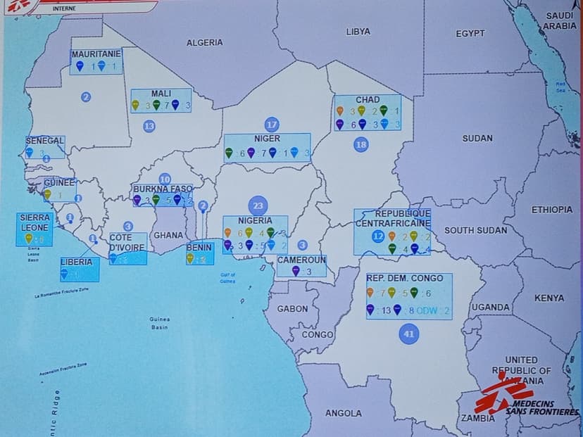 MSF en Afrique de l’Ouest et du Centre : les chiffres d'un engagement vital