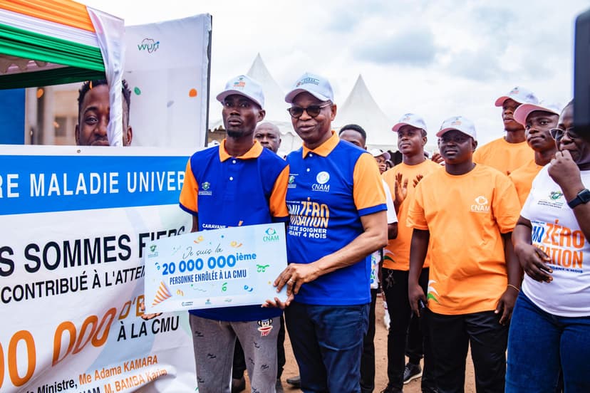 Côte d'Ivoire : 20 millions de personnes enrôlées à la CMU