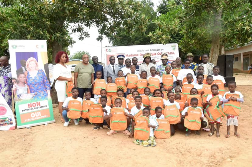 Agboville : Céchi mobilisé contre le travail des enfants dans la cacaoculture