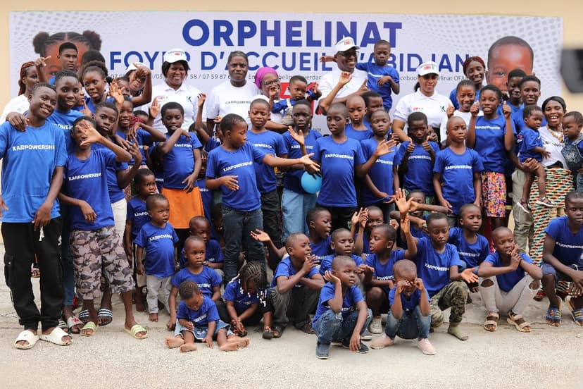 Yopougon : l’orphelinat foyer d’accueil d’Abidjan reçoit un don de mobiliers et d'électroménagers