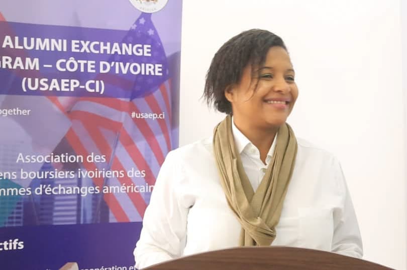 Alumni IVLP : Malika Kamara réélue à la tête de l’USAEP-CI
