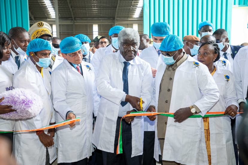Inauguration de l'usine de ROBUST International S. A à Oussou : Beugré Mambé salue un bel instrument de développement socio-économique