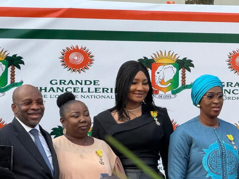 Culture : Fatim Sidimé élevée au rang de Chevalier de l’Ordre du mérite ivoirien