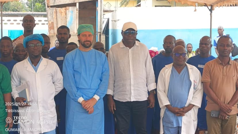 Opérations de la hernie à Tiébissou : Ousmane Bamba, des médecins et des malades témoignent