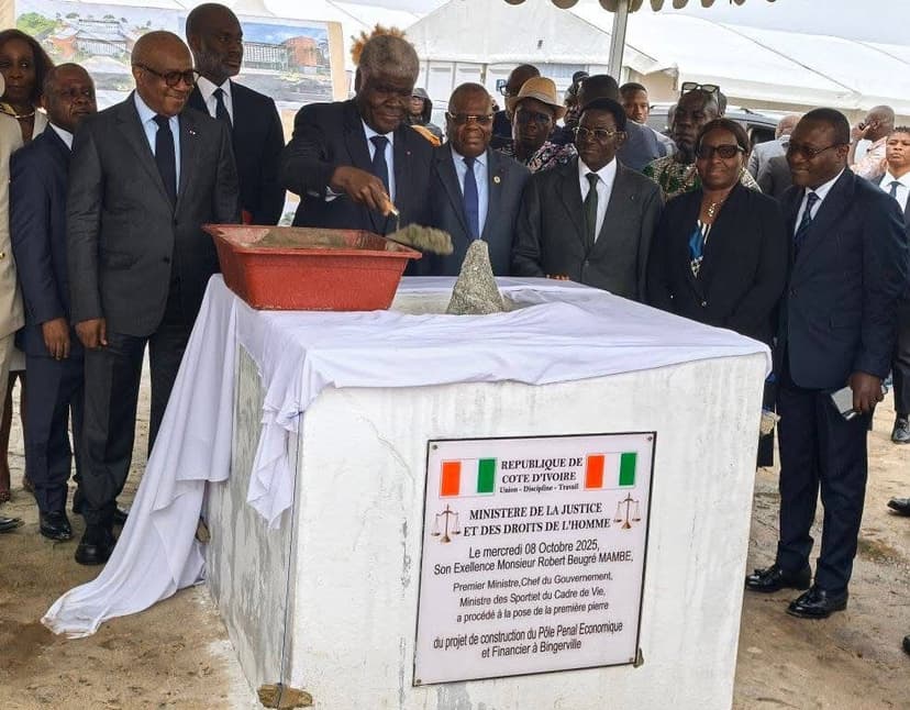 Pôle Pénal Économique et Financier : Ce qu’il faut savoir sur le nouveau siège à Bingerville