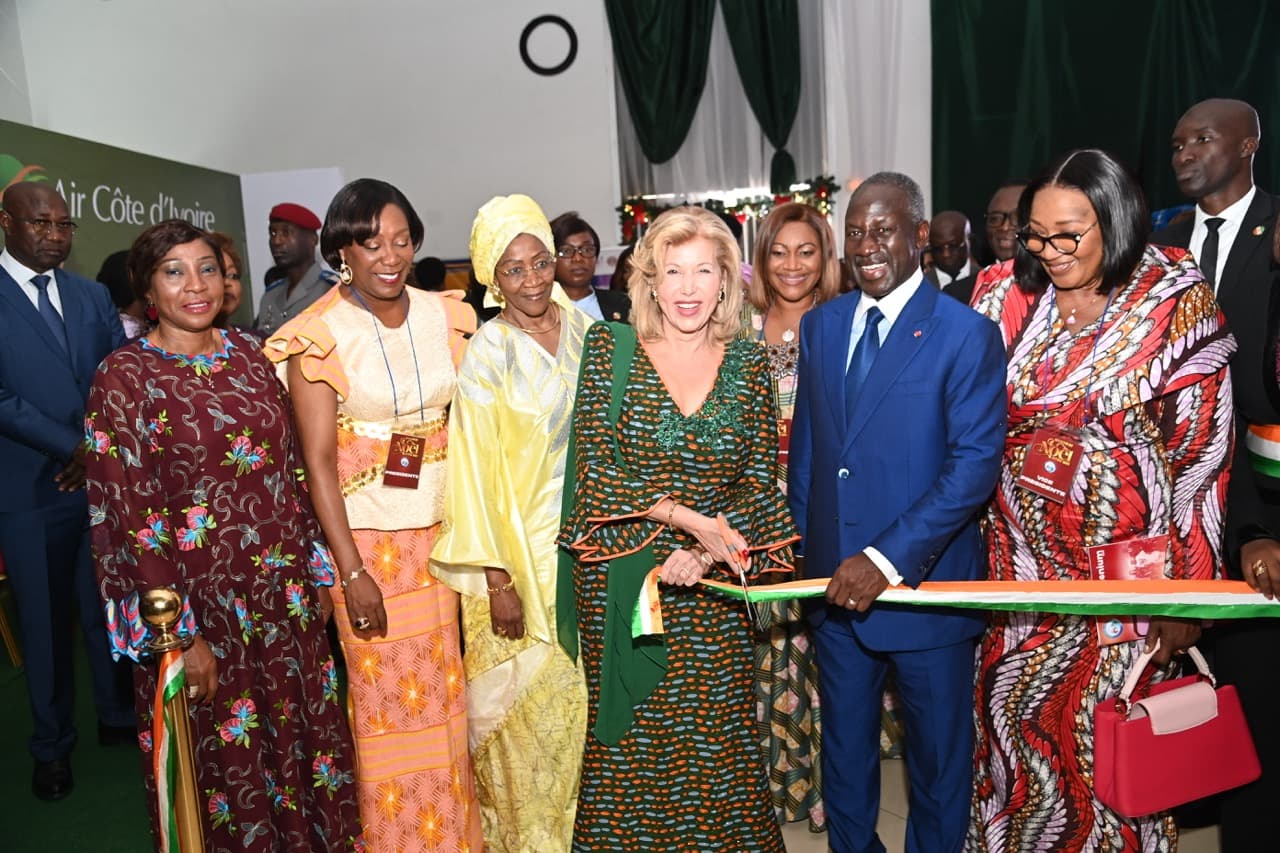 Dominique Ouattara ouvre la 2e édition du Marché de Noël de l’ADEM