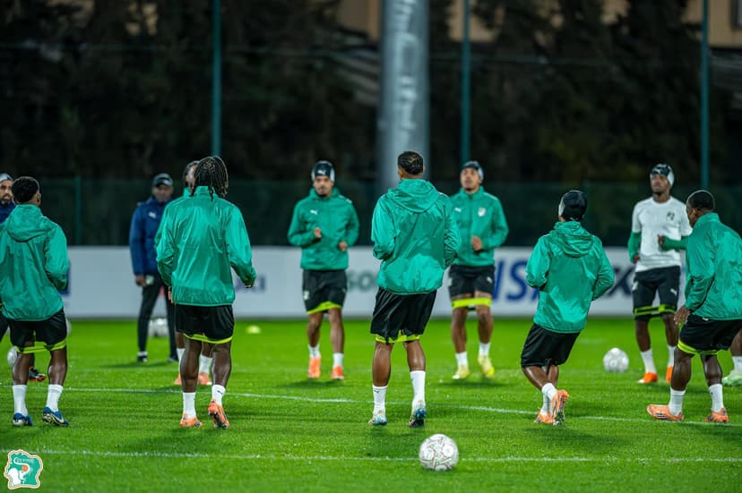 CAN 2025 : dernier entraînement des Éléphants avant le choc décisif contre le Cameroun