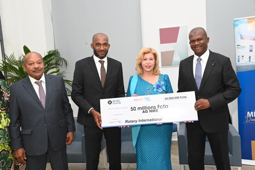 Rotary International : 100 millions FCFA pour l’Hôpital Mère-Enfant de Bingerville