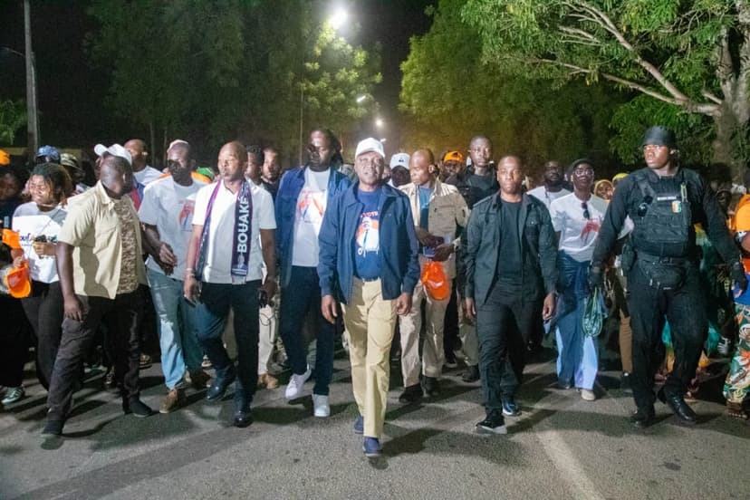 Législatives 2025 à Bouaké : Amadou Koné salue une mobilisation remarquable et une campagne apaisée