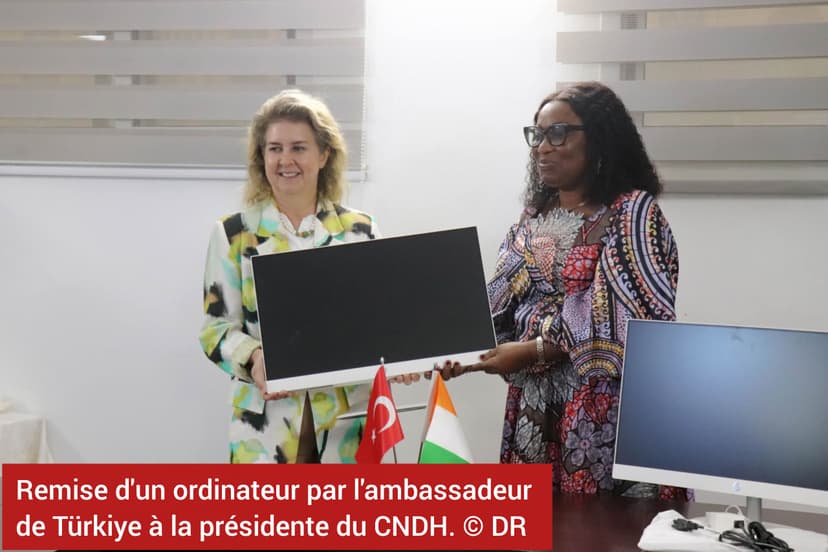 Promotion des droits de l'homme : La Türkiye équipe le CNDH en matériel informatique